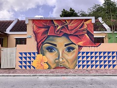 Wallpainting in Otrobanda (Willemstad, Curaçao 2021)