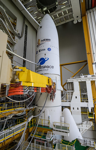 Ariane 5 Rollout with James Webb Space Telescope (NHQ202112230028)
