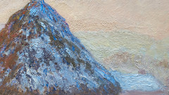 Monet, Wheatstacks, Snow Effect, Morning (detail)
