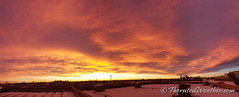 January 3, 2022 - A stunning sunrise from north Denver. (ThorntonWeather.com)