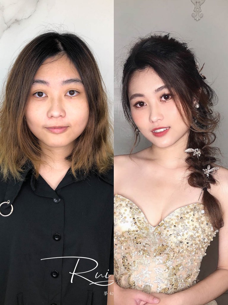 【新秘Rui】新娘造型創作 / 短髮-側編髮