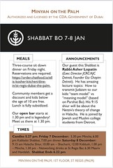 Rabbi Lopatin will be speaking to Jewish Dubai on Saturday