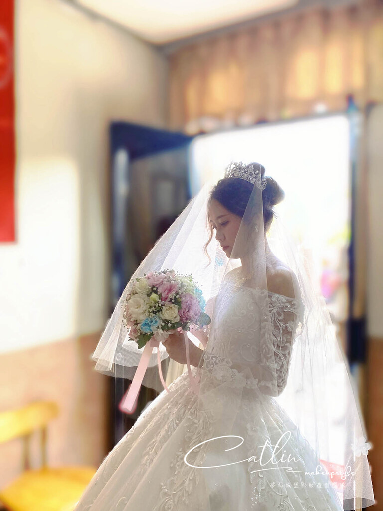 【新秘Catlin】bride 婕瑜 訂結婚造型 /韓系甜美，俏麗可愛