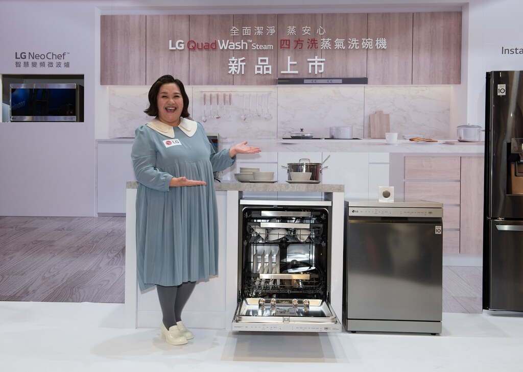 金鐘影后鍾欣凌分享LG QuadWash Steam四方洗蒸氣洗碗機的獨特魅力 (2)
