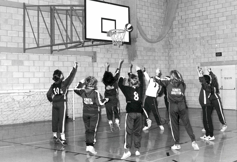 1980s Girls&#039; Netball