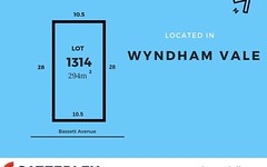 Lot 1314, Bassett Avenue, Wyndham Vale Vic