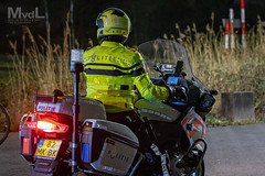 Dutch police BMW Motorcycle. / Haarlem, The Netherlands