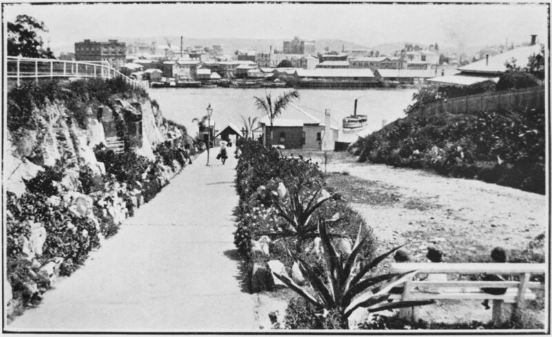 Path to the Kangaroo Point ferry Brisbane ca 1910<br/>© <a href="https://flickr.com/people/32605636@N06" target="_blank" rel="nofollow">32605636@N06</a> (<a href="https://flickr.com/photo.gne?id=51823909904" target="_blank" rel="nofollow">Flickr</a>)