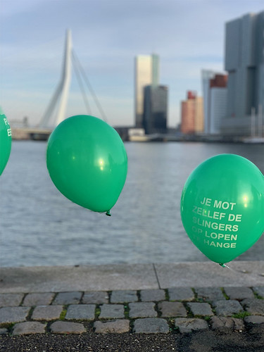 Heliumboog Printed Erasmusbrug Rotterdam