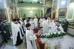 18 января 2022, В канун праздника Крещения Господня митрополит Кирилл совершил всенощное бдение в Андреевском соборе