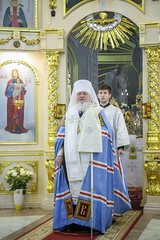 18 января 2022, В канун праздника Крещения Господня митрополит Кирилл совершил всенощное бдение в Андреевском соборе