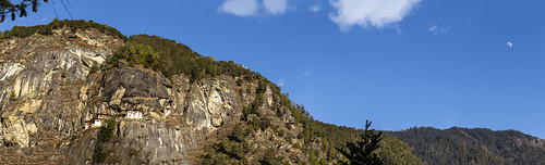 Tiger's Nest Monastery with half moon 2017