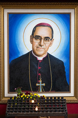 San Romero image at Catedral Metropolitana de San Salvador