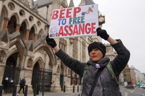 Beep to Free Assange, From FlickrPhotos