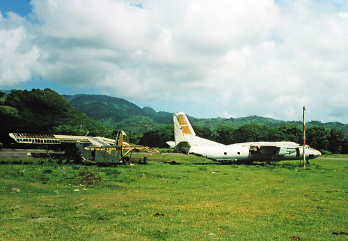Destroyed Cuban Aircraft Old Airport Grenada 1999