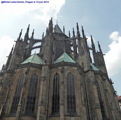 Cathédrale Saint Guy de Prague - La Façade Orientale (Le Chevet), (2)