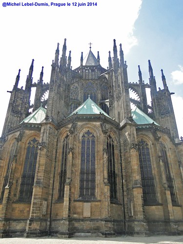 Cathédrale Saint Guy de Prague - La Façade Orientale (Le Chevet), (1)