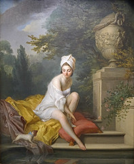 "La baigneuse" de J. A. de Peters (Musée Cognacq-Jay, Paris)