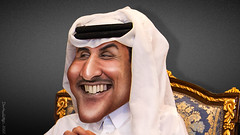Sheikh Tamim - Caricature