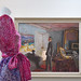 Yves Saint Laurent et Pierre Bonnard (musée d'art moderne de Paris)