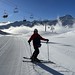 Me on freshly pisted snow, Tignes