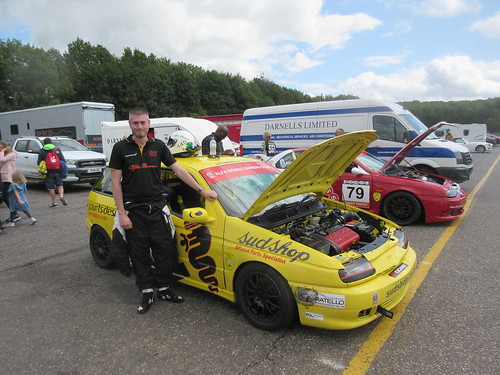 Matt Daly with his class winning 145 at Brands in 2019