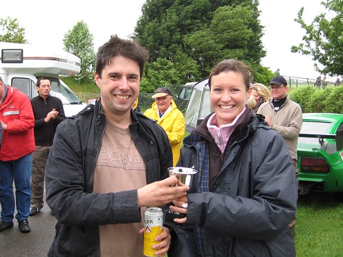 Will Inglis a surprise winne at a wet Castle Combe 2008