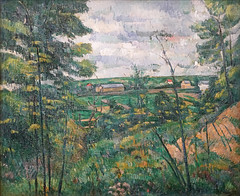 "La plaine de Saint-Ouen-l'Aumône" de P. Cézanne (Musée d'Orsay, Paris)
