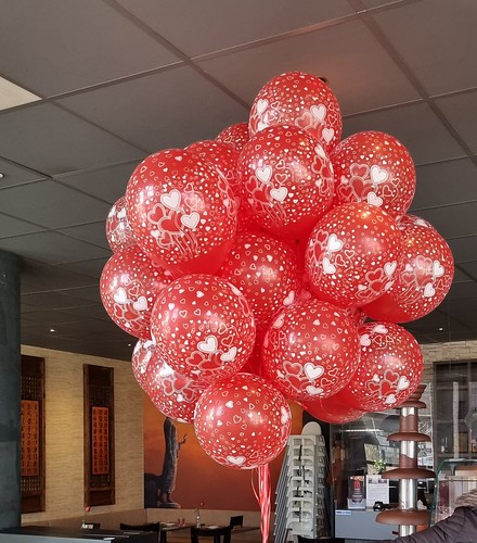 Heliumballonnen Valentijnsdag Malakka Rotterdam