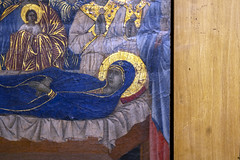 Duccio, Maestà detail with Death of the Virgin
