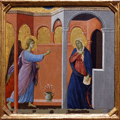 Duccio, Maestà, Aunnunciation