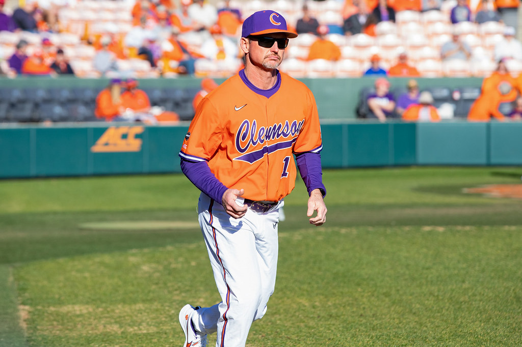 Clemson Baseball Photo of Monte Lee and indiana