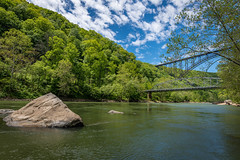 Two bridges over New River Gorge