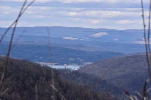 Overlooking Jennings Randolph Lake and Dam from WV 42