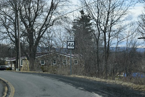 WV 42 north approaching WV 46