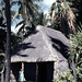 US HI Oahu Honolulu grass hut at Kaillua Palace - 1963 (W63-A03-05)