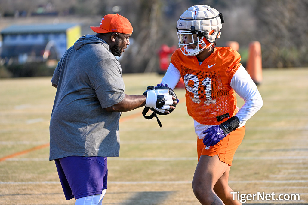 Clemson Football Photo of Nick Eason and Zaire Patterson