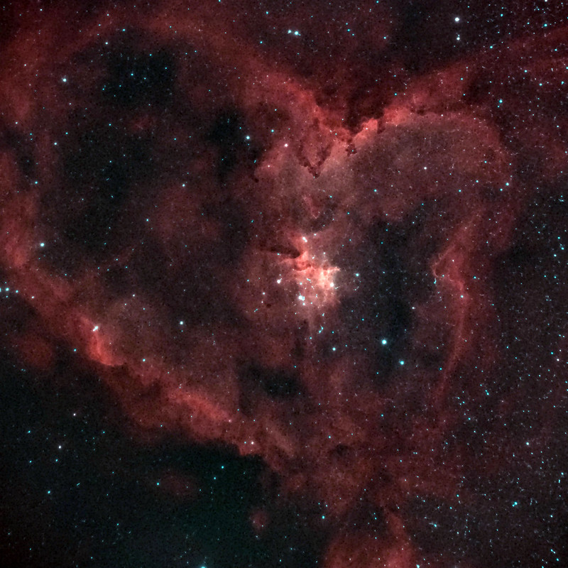 Heart Nebula 600 sec photos