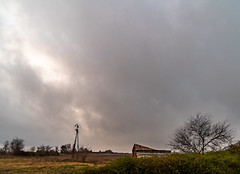 Old Windmill on a Cloudy Morning
