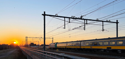 Rotterdam - Sunset Train