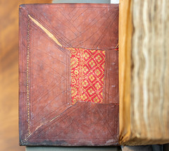 Inside front cover, Ethiopian Gospel Book
