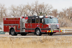 March 4, 2022 - Thornton Fire Department on a call. (Tony's Takes)
