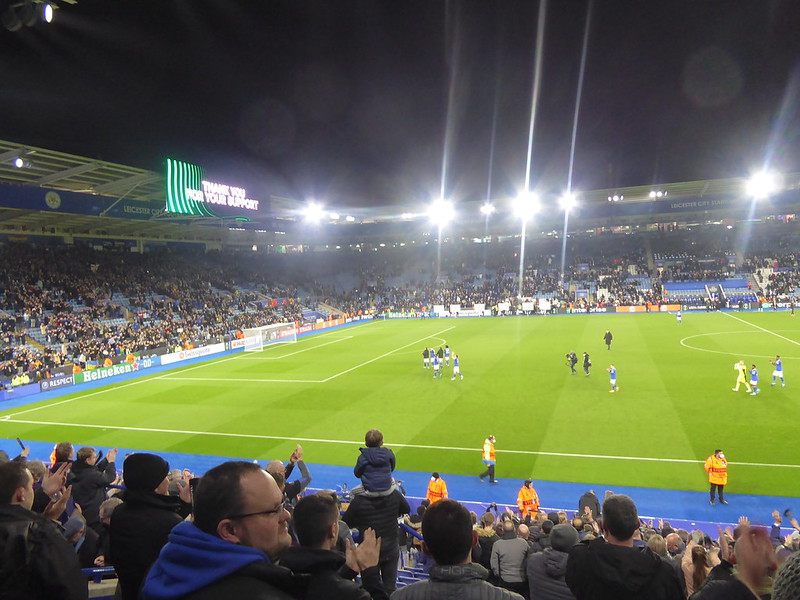 King Power Stadium after the match<br/>© <a href="https://flickr.com/people/79613854@N05" target="_blank" rel="nofollow">79613854@N05</a> (<a href="https://flickr.com/photo.gne?id=51938618537" target="_blank" rel="nofollow">Flickr</a>)