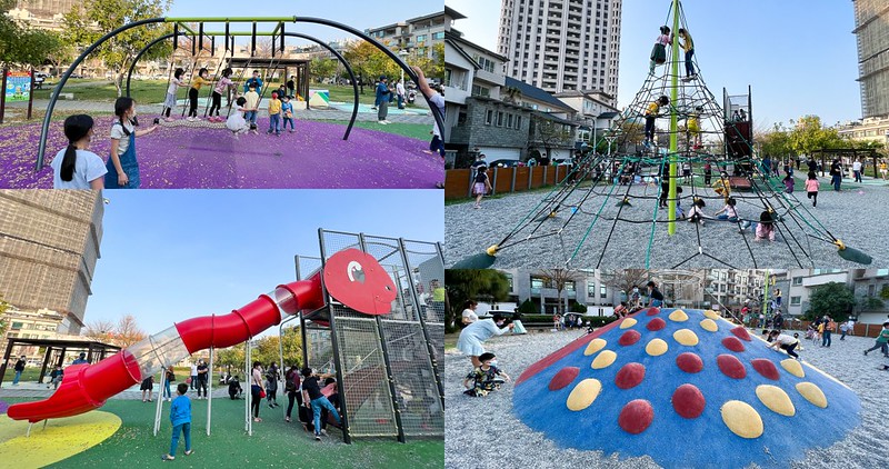 【台南景點】頂美公園 暖暖蛇主題親子公園！台南小孩的玩樂天堂～ 隱身湖美豪宅區！