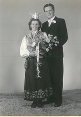 Bunadsaum - Brudepar Aud og Johan 1951