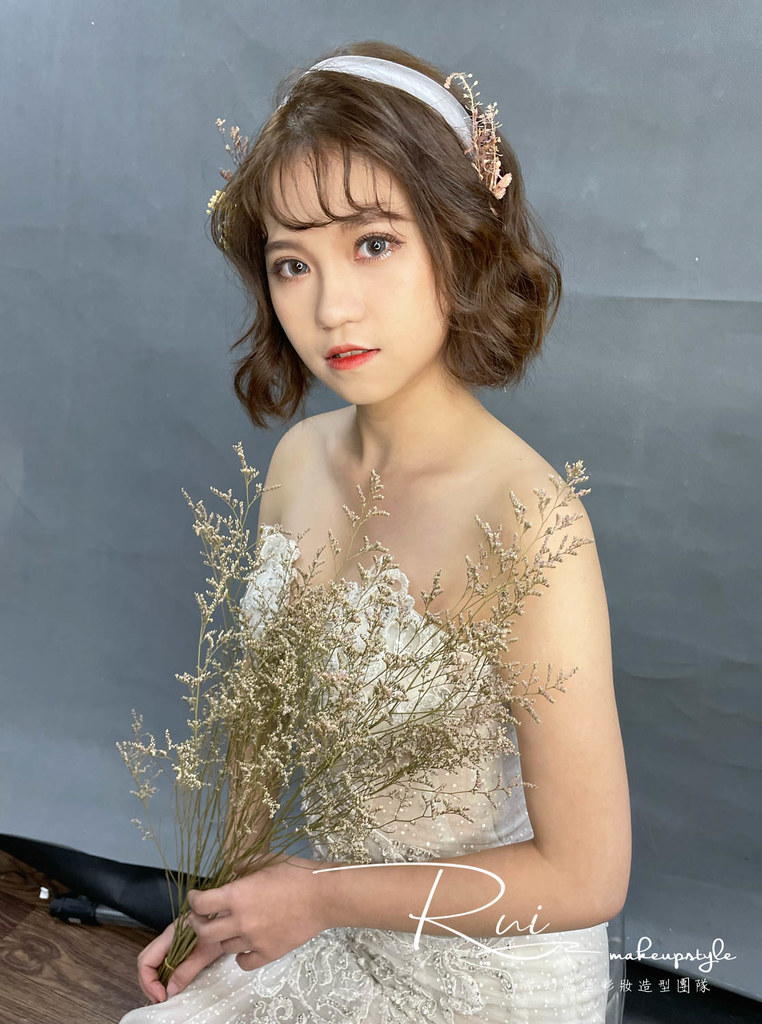 【新秘Rui】新娘造型創作 / 短髮-仙氣甜美