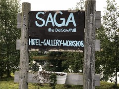 SAGA - Senter for fotografi - skilt