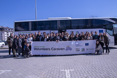 YEAs embark on a volunteer caravan tour