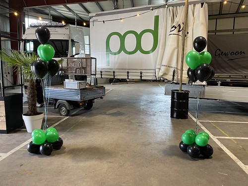 Ground Decoration 6 balloons 12,5 Anniversary POD Logistics & Warehousing Botlek Rotterdam