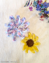 お花のモチ―フ編み 生徒作品